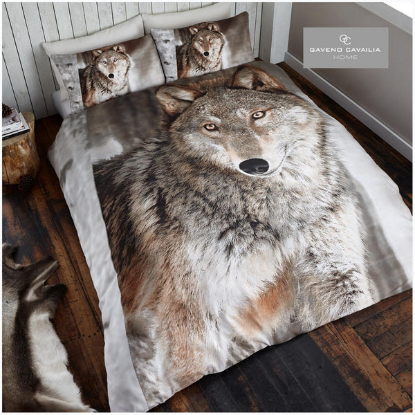 3d Wolf Duvet Set