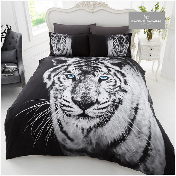 3d White Tiger Duvet Set