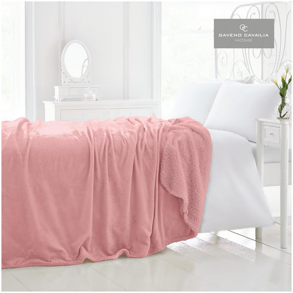 Flannel Sherpa Throw