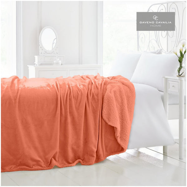 Flannel Sherpa Throw