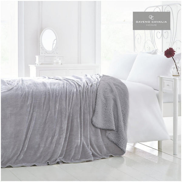 Flannel Sherpa Throw