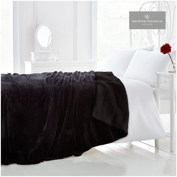 Flannel Sherpa Throw