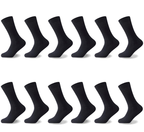 MENS 100% COTTON SOCKS Dozen Pack