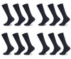 MENS 100% COTTON RICH LONGHOSE SOCKS Dozen Pack