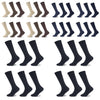 MENS 100% COTTON RICH LONGHOSE SOCKS Dozen Pack