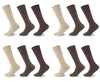 MENS 100% COTTON RICH LONGHOSE SOCKS Dozen Pack