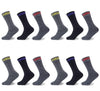 MENS MELANGE BOOT SOCKS Dozen Pack