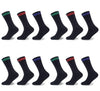 MENS MELANGE BOOT SOCKS Dozen Pack