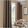 Faux Silk Eyelet Curtains