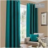 Faux Silk Eyelet Curtains