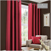 Faux Silk Eyelet Curtains