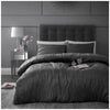 Crinkle Velvet Duvet Set