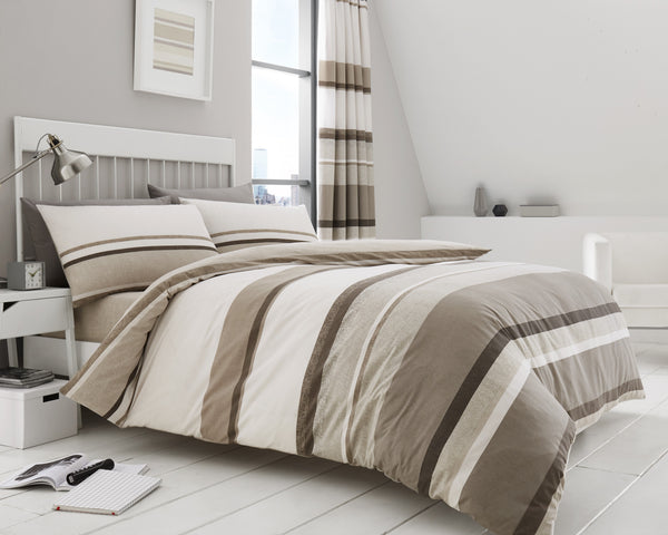 HUDSON PRINTED DUVET COVER
