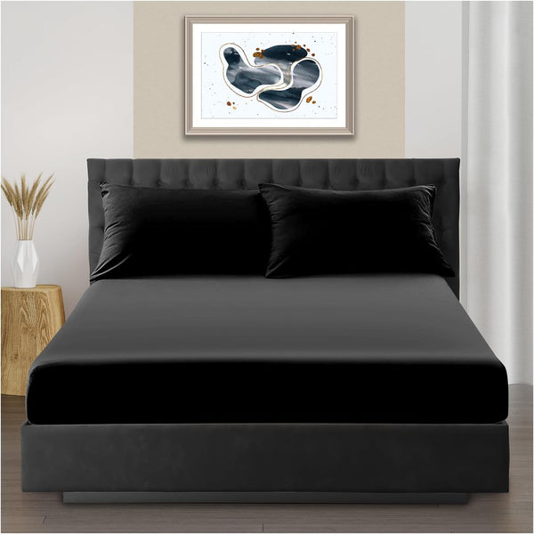 SUPER DREAMER MICROFIBER FITTED SHEET + PILLOW CASES