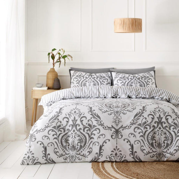 Margaux-Grey Duvet Cover Set