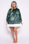 Xmas Hoodie - Merry Juana-Green