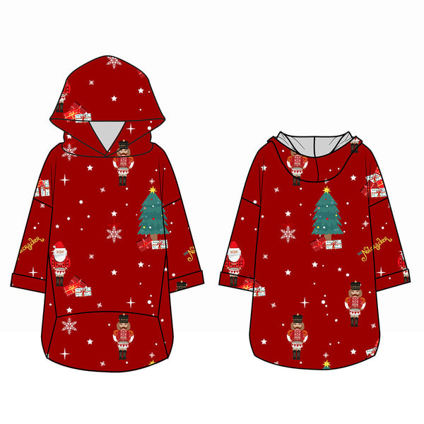 Xmas Hoodie - Nutcracker Hoodie-Red