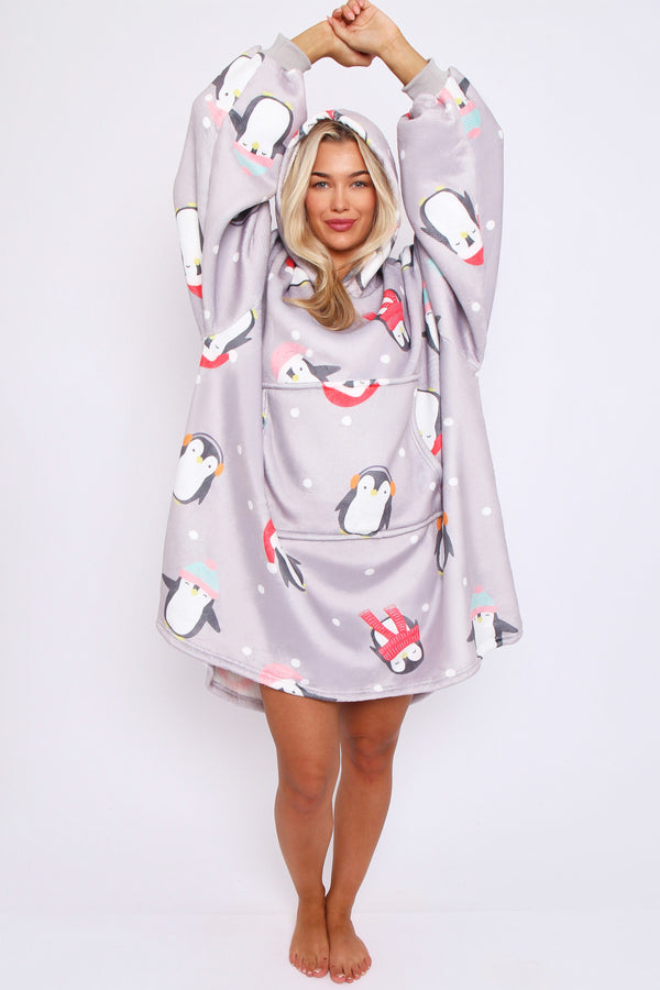 Xmas Penguin Pals Hoodie