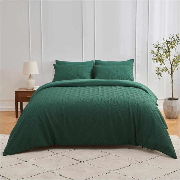 3D EMBOSSED DUVET SET TRURO TRIANGLE