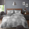 Printed Super Dreamer Botanical Dandi Grey Duvet Set