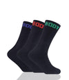 MENS MELANGE BOOT SOCKS Dozen Pack