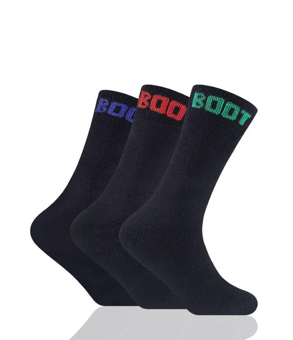 MENS MELANGE BOOT SOCKS Dozen Pack