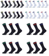MENS MELANGE BOOT SOCKS Dozen Pack