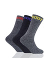 MENS MELANGE BOOT SOCKS Dozen Pack