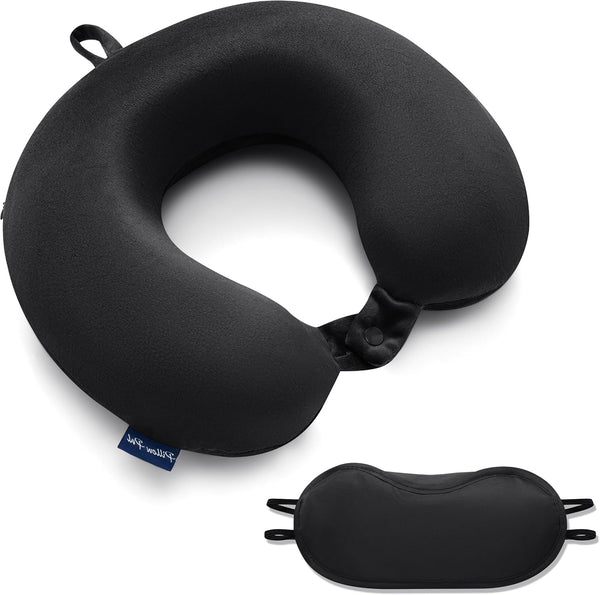 NECK SUPPORT PILLOW BLACK