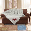 EMB TEDDY STAG THROW
