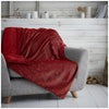 Teddy Chunky Rib Throw With Glitter