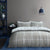 Printed Super Dreamer Bobby Grid Duvet Set