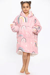 Kids Rainbow & Hearts Hoodie