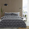 Simple Reversible Geo Printed Duvet Set